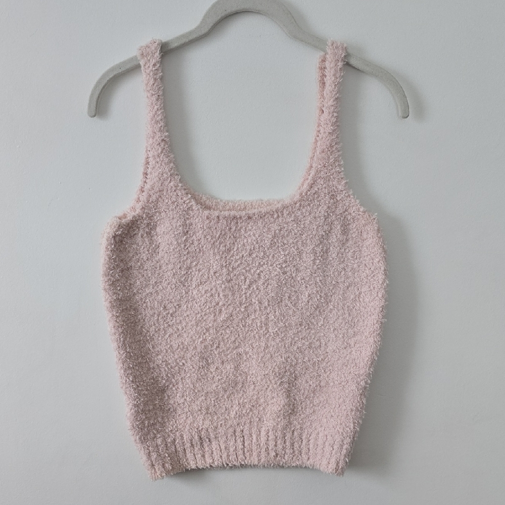 Skims Cozy Knit Tank Large/ XL Blush Pink